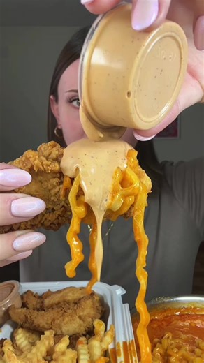 raising canes with spicy buldak noodles 😮‍💨🍜🐔 #foryou #mukbangeatingshow #asmr #foodie #foodtiktok crunchy mukbangs video eat with me samyang ramen minnesota usa