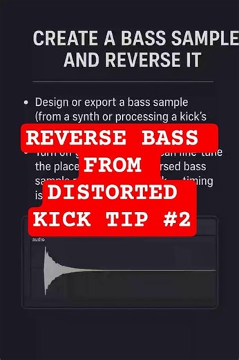REVERSE BASS FROM DISTORTED KICK TIP #2 #reversebass #tutorial