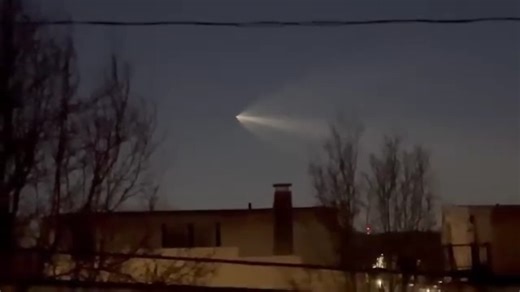 20K views · 243 reactions | Did you this streaking through the Eastern Sky this evening? Is it a bird, is it a plane... something else? This video was taken by Sarah Sandnes in Lemoyne, PA. | Steve Knight CBS 21 News | Facebook