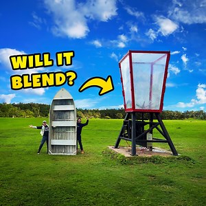 We Put More Items In The Giant Blender | How Ridiculous
