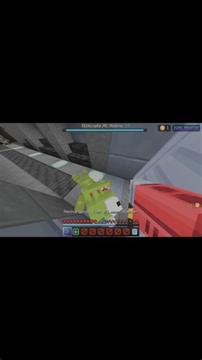 fREAKY AH ALIENS #minecraft #shorts