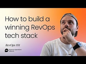 How to build a winning revenue operations tech stack