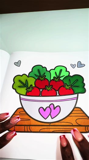 🥣🍅🥬💜🩶. #asmrtiktoks #cozycoloring #asmrcoloring #coloringasmr #colorwithme #coloringbook #coloringbookforadults #easycoloring #simplecoloring #coloringbookforanxiety #colorwithmarkers #coloringbooks #calmcoloring #coloringfortiktok #coloringtocalm #coloringpages #coloringhelpss