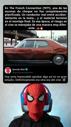 En The French Connection 1971, un accidente real quedó en la película