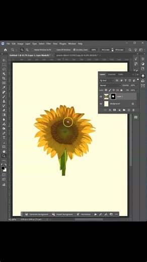 How to Rotate 2D Image into 3D rotation in Photoshop Beta #shorts
