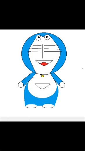 how to draw Doraemon in pc paint #drawingtechniques #drawing #art