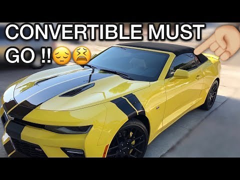 WHY I'M REPLACING THE CONVERTIBLE TOP!!! (ON MY 2017 CAMARO SS)