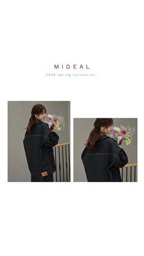 mideal on Instagram: "【 MIDEAL 2026 spring collection. 】 denim over jacket ￥11,000(taxin) new color：GRAY BLACK / INDIGO denim mermaid cami onepiece ￥9,900(taxin) BLACK / INDIGO / GRAY⁡ ⁡ rib design sweatshirt off shoulder ￥6,930(taxin) GRAY / PINK sheer long sleeve hoodie tops ￥5,940(taxin) IVORY / PINK / GREYISH BLUE Release. 2.12 (thu) 18:00 【 favclo. 】 2.13 (fri) 18:00 【 ZOZOTOWN 】 coming soon... #mideal #マイディール"
