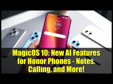 MagicOS 10: New AI Features for Honor Phones - Notes, Calling, and More!