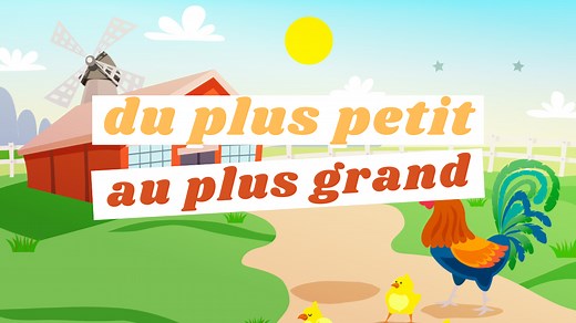 Du plus petit au plus grand [MS et GS]
