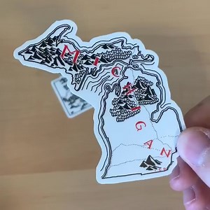 Introducing collectable stickers! Do you like my maps? Did you ever look at them and think: "If only they were cute looking and 2 inches tall?" Yes?! Then I have the product for you! I'm still working on some states but should have all 50 before too long. Collect them all! | Lord of Maps