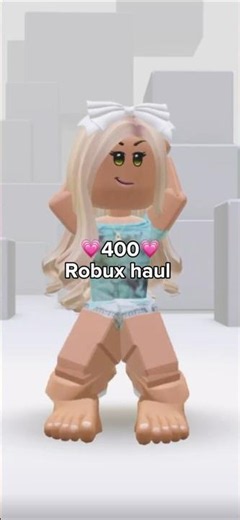 400 Robux haul 😔🤌 #fypシ #viral #roblox #makemefamous #haul