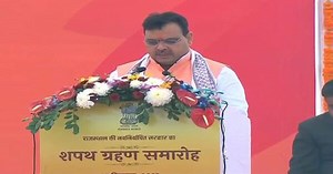 BJP's Bhajan Lal Sharma Takes Oath As Rajasthan Chief Minister