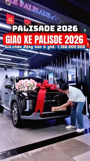 Hyundai Palisade 2026 Prestige handover ceremony, accessories shown in the video.
