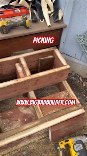 What these little box framed steps look like!