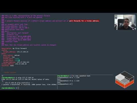 LXD network forwards