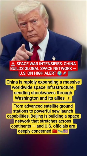 🚨 SPACE WAR BEGINS: China Builds Global Space Network — U.S. Officials Alarmed 🌍🚀#usa #vs #china