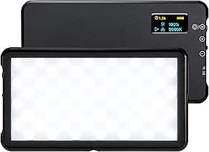 Lume Cube Bicolor Mountable LED Light for Professional DSLR Cameras, Adjustable Panel Go, Intelligent LCD Display | Photo Video Lighting, Long Battery Life | Fits Sony, Nikon, Canon, Fuji, Panasonic