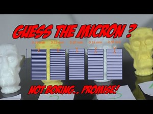 Guess the Layer Height! #3DPrinting