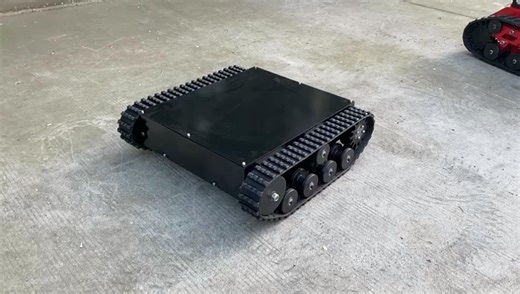 Electric Tracked Chassis Assembly Vehicle Industrial &Agriculture Use Tank Robot Chassis Swinging Arm Track Robot
