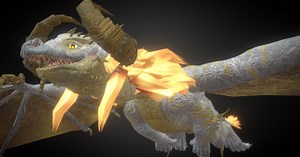 Ultimate Light Dragon v1 | 3D Creatures | Unity Asset Store