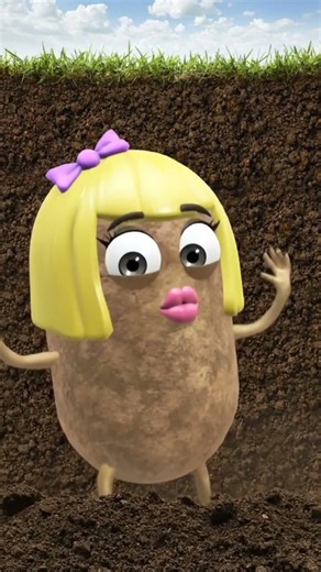 I'm a potato doing the veggie dance🫠🥔 #potatohead #veggiedance #cute #aivideo