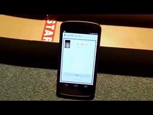 Mini4WD Lap Timer for Android - demo