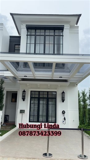 Rumah Konsep Tropical American Classic di Bogor