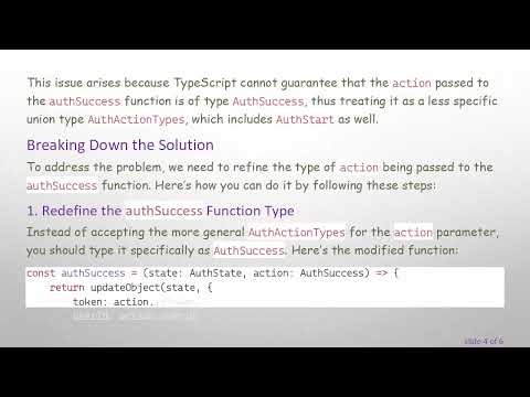 Solving the Type Safe Redux Reducer with Arguments Using TypeScript