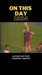 #OTD 1984.. Ian Rush nets a hatrick for the Reds in a 3-1 victory over Benfica at Anfield. A proper poachers hat-trick this. #LFC #LFCFamily #lfcfans #LiverpoolFC #liverpool | Football in the 70s and 80s