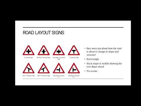 Road signs Lesson 2