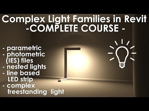 Complex Light Families in Revit (COMPLETE COURSE)