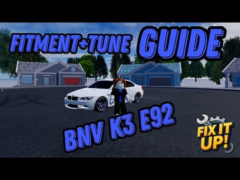BNV K3 e92 TUNING GUIDE fix it up!
