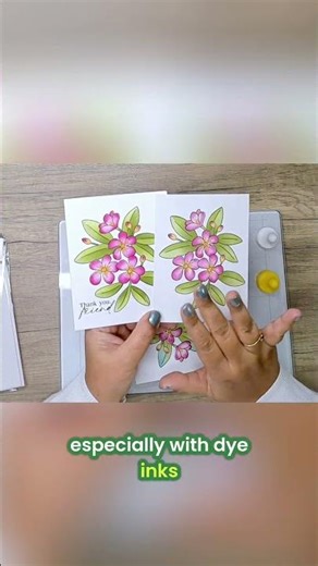Vibrant Designs: Elevate Your Crafts with Cardstock Choice! #shorts #cardmaking #crafts