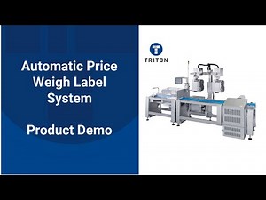 Triton's Price Weigh Label Applicator - Ishida WPL AI Demo