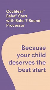 With the Baha Start’s SoundBand or SoundArc, you can help your child take the first step to better hearing! Both are designed for those who are not old enough or not yet ready for a bone conduction implant. Learn more: https://bit.ly/4mEaa7z. | Cochlear Americas