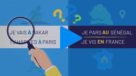 Gramática / Las preposiciones à, au, en, aux nombre de ciudad o de país | TV5MONDE: aprender francés