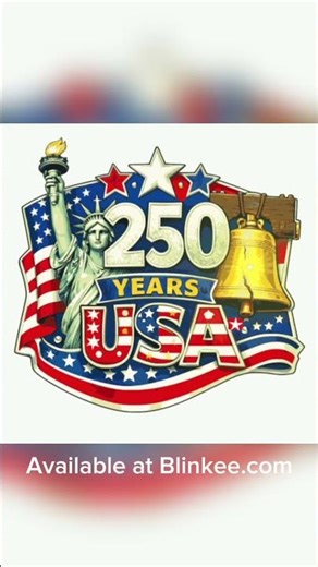 250 Years USA Patriotic Flashing Body Light Lapel Pin