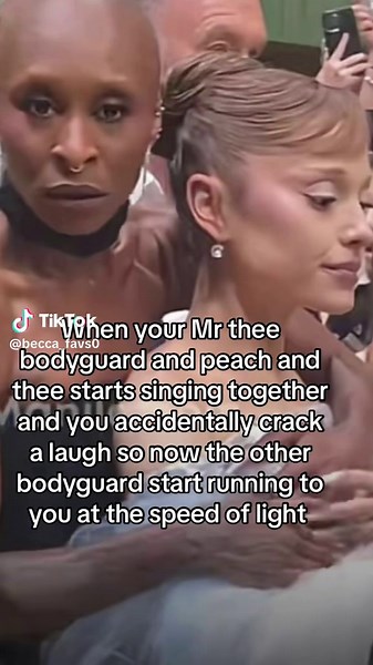 Bodyguard Moment: Laughter Sparks a Quick Response