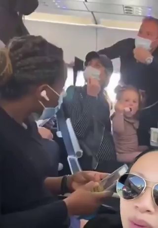 This woman purchased a window seat on an airplane months in advance, and she did so because she sometimes gets Air sick and looking out the window helps with that. A family comes to sit on the other side of the aisle from her.. A mom and dad and small baby girl . The baby starts crying as she wants the window seat. The father asks this passenger. Would she mind getting up? She explains. I don’t want to do that because I do get Air sick and I specifically purchased the seat for that reason.. She 