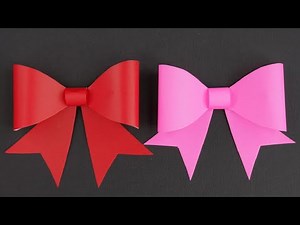 折り紙 立体リボン 簡単な切り方
