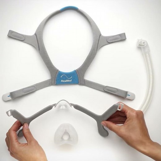 Disassembling Your AirFit N20 & AirFit N20 For Her Nasal CPAP Mask - DirectHomeMedical.com