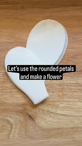 Here’s a flower using the rounded petal templates. These and other patterns are available in my shop now. Check out my YouTube channel for more in-depth videos! #ribbonflowers #ribbon #petaltemplates #handmade #rkribbondesigns | RK Ribbon Designs