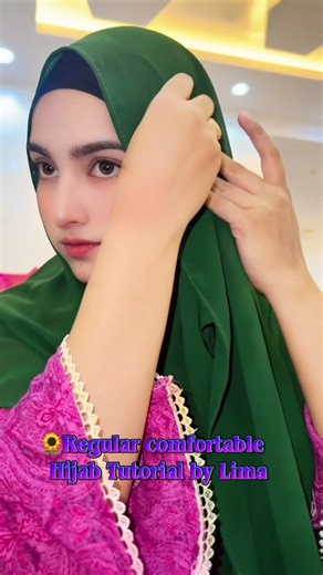 regular comfortable hijab Tutorial 🧕
