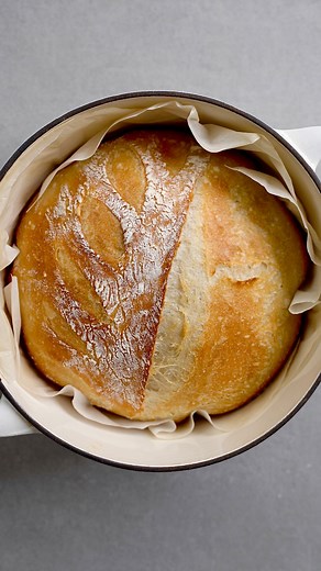 Lalada. on Instagram: "No-Knead Artisan Bread 🥖 Baking & bread making Ingredients 3 cups all-purpose flour 1 tsp salt 1 tsp active dry yeast 1 1/2 cups warm water Instructions • In a large bowl, whisk together the all-purpose flour, salt, and active dry yeast until well combined. • Add the warm water and mix with a wooden spoon or baking spatula until a sticky dough forms. • Cover the bowl with a clean towel and let the dough sit at room temperature for 6 hours. • Dust your countertop with flou