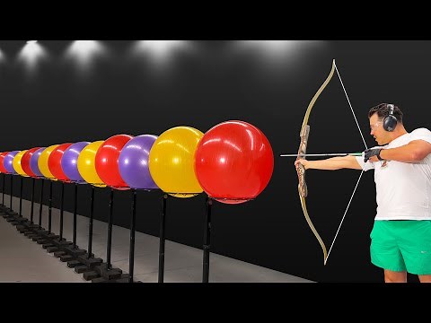 How Many Exercise Balls Stops an Arrow?