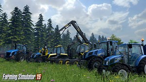 Very first screens of Farming Simulator 15