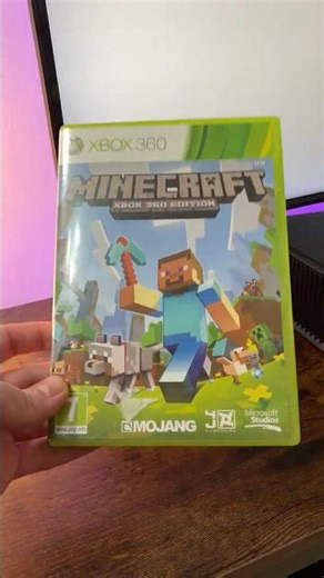 Playing Minecraft Like It's 2011 Xbox 360 #nostalgia #xbox