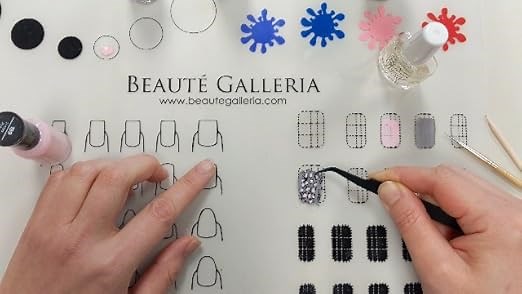 Beaute Galleria Nail Art Stamping Training Mat