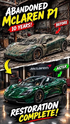 Abandoned McLaren P1 Found After 10 Years! 😱